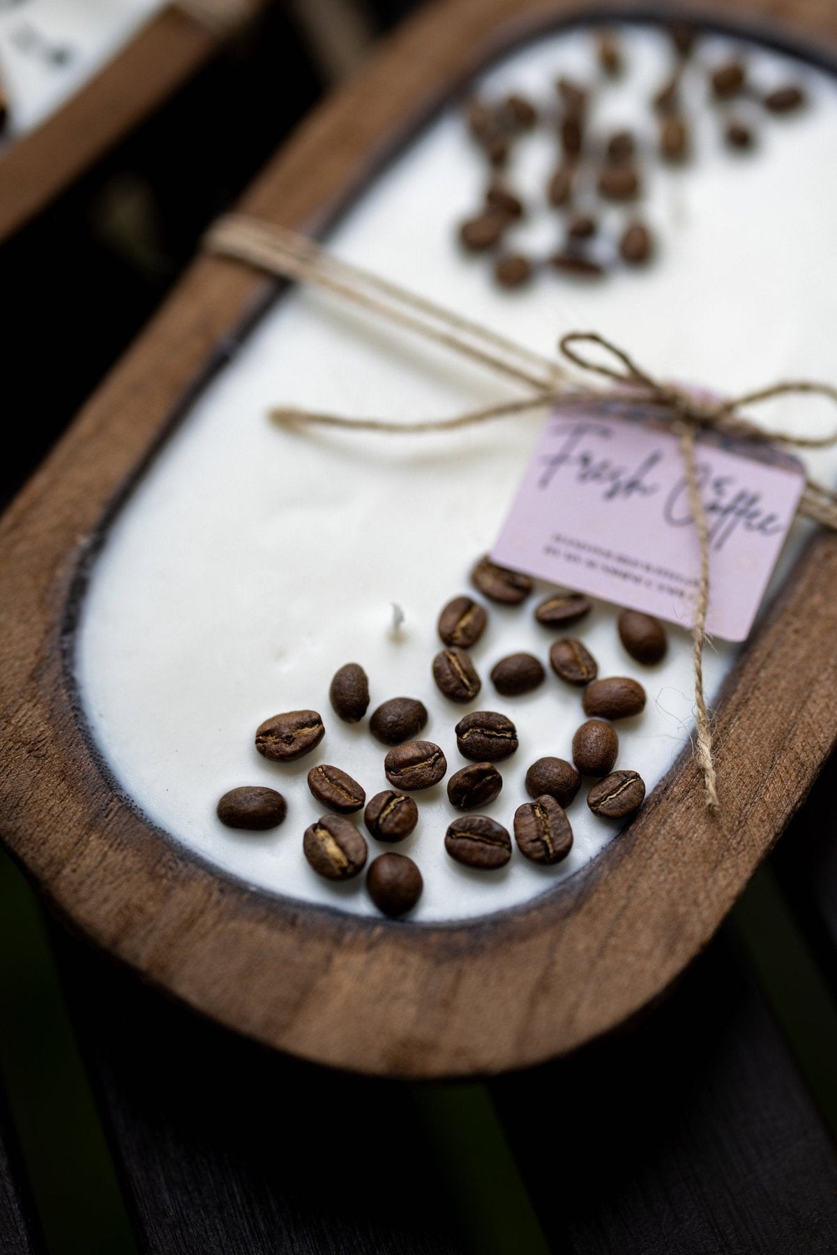 Coffee Soy Dough Bowl Candle