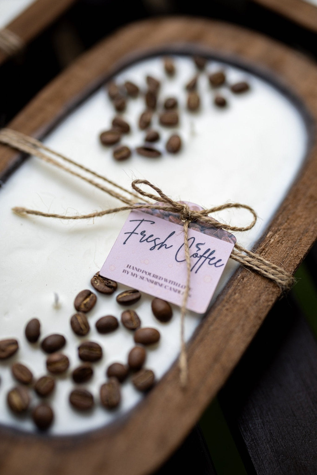 Coffee Soy Dough Bowl Candle