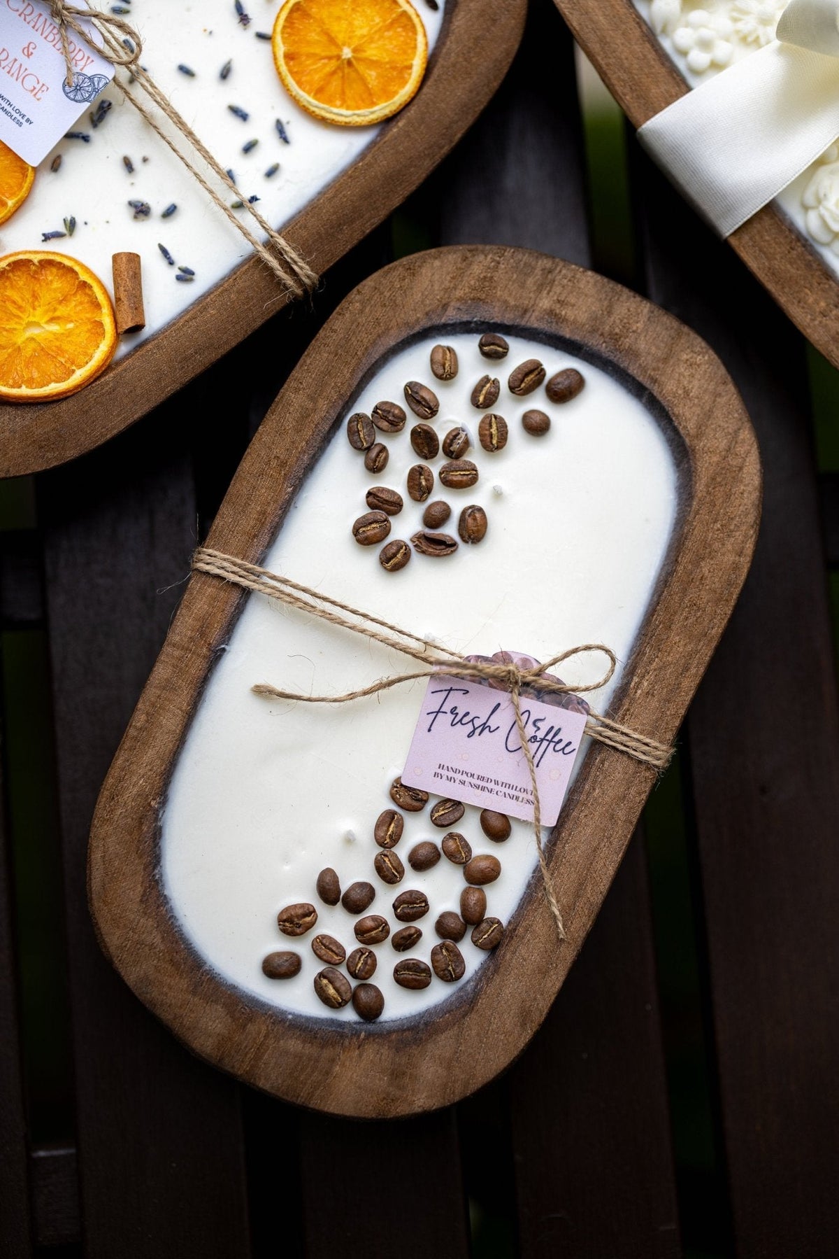 Coffee Soy Dough Bowl Candle