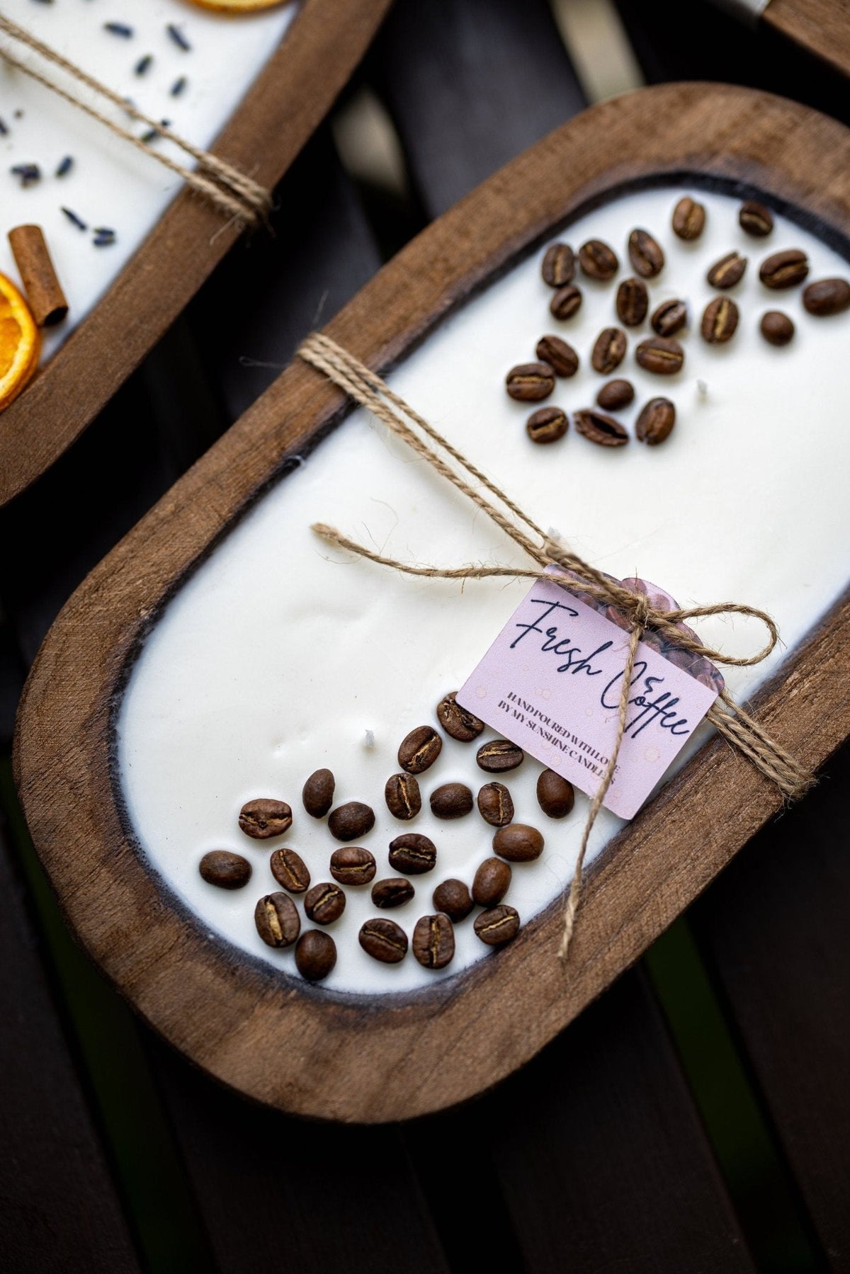 Coffee Soy Dough Bowl Candle