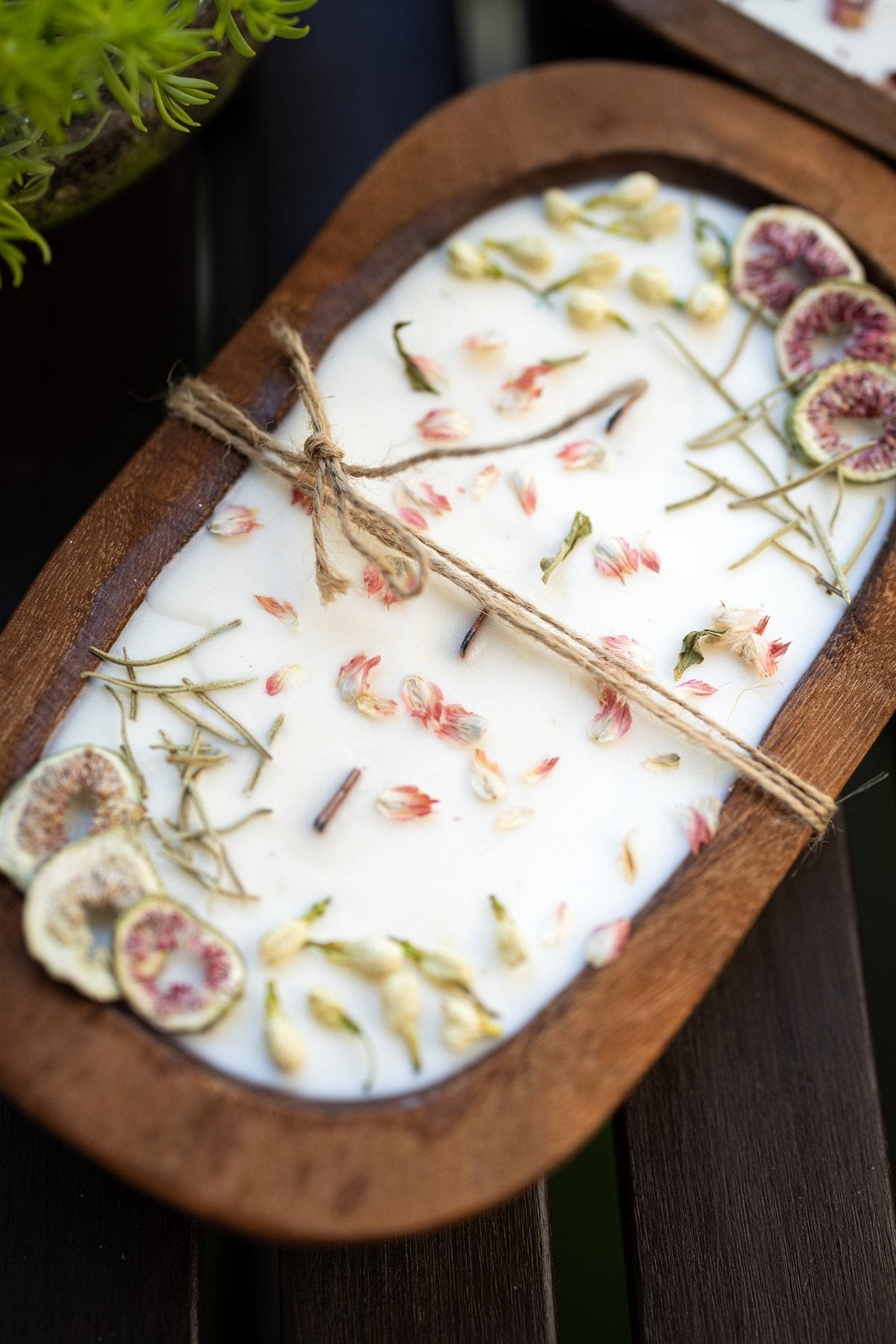 Fruit & Flowers Soy Dough Bowl Candle