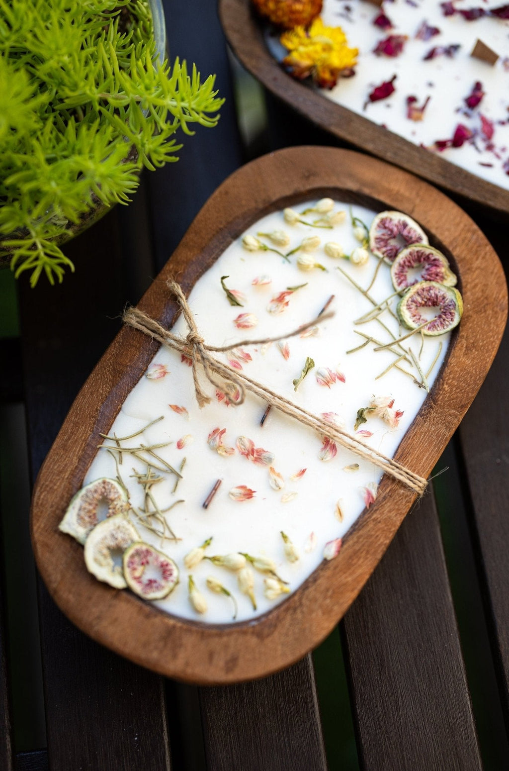Fruit & Flowers Soy Dough Bowl Candle