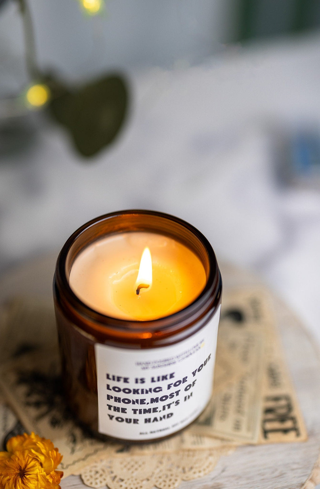 Morning Coffee Soy Candle | Amber Jar