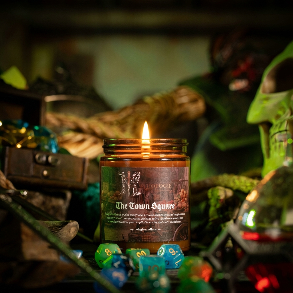 The Town Square | Spiced Rum & Sandalwood Candle