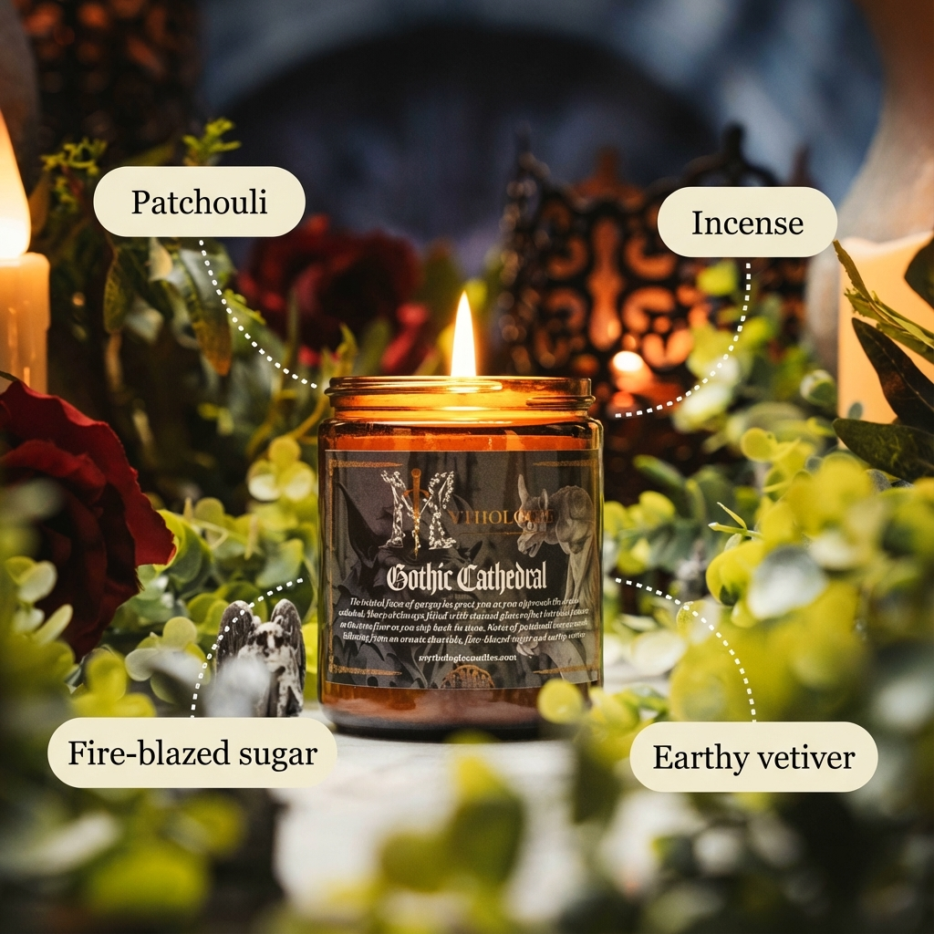 Gothic Cathedral | Patchouli, Incense & Vetiver Candle