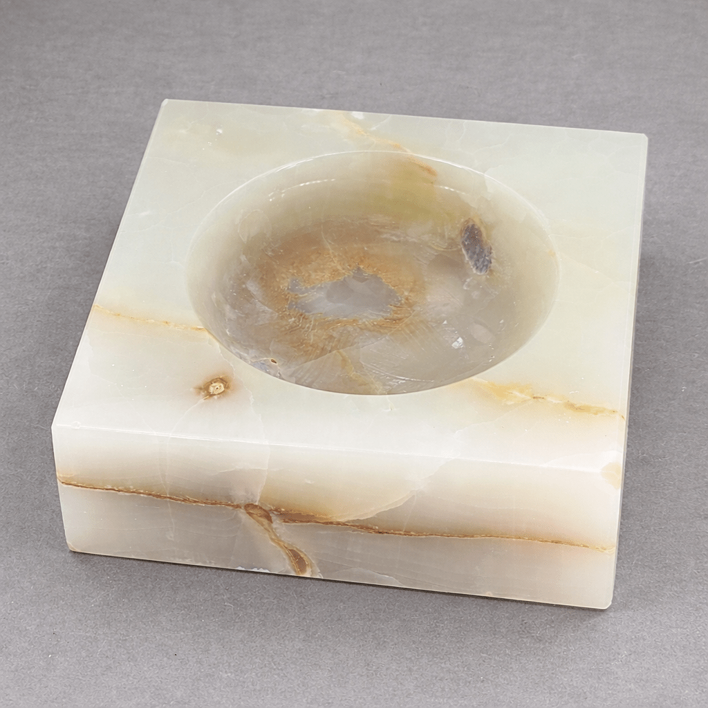 Onyx Square Bowl (6 inches) Gemstone Home Decor
