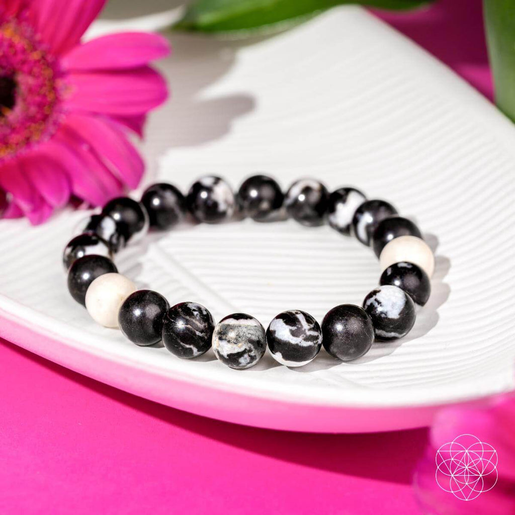Zebra Jasper Bracelet | Permission to Pause