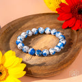 K2 Stone Beaded Bracelet | Azurite & Granite