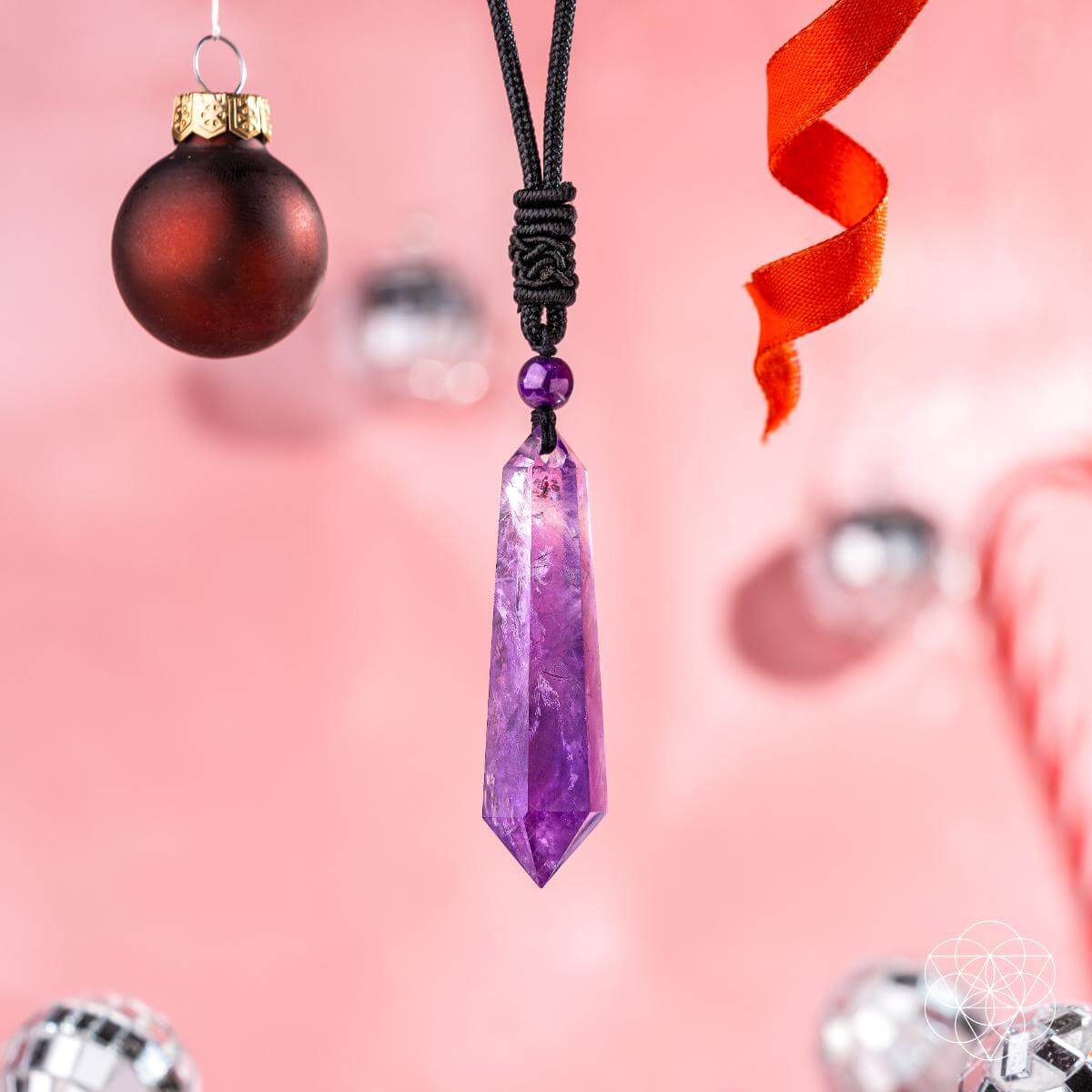 Amethyst Pendant Necklace | Daily Calm Talisman