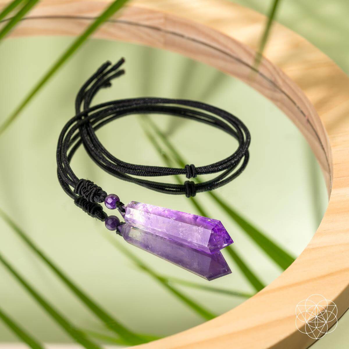 Amethyst Pendant Necklace | Daily Calm Talisman