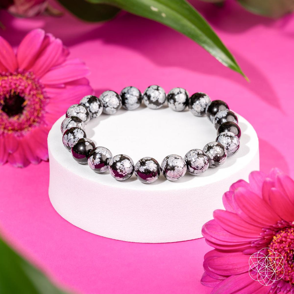 Snowflake Obsidian Bracelet | The Pattern Breaker