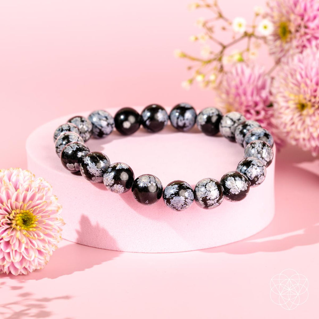 Snowflake Obsidian Bracelet | The Pattern Breaker