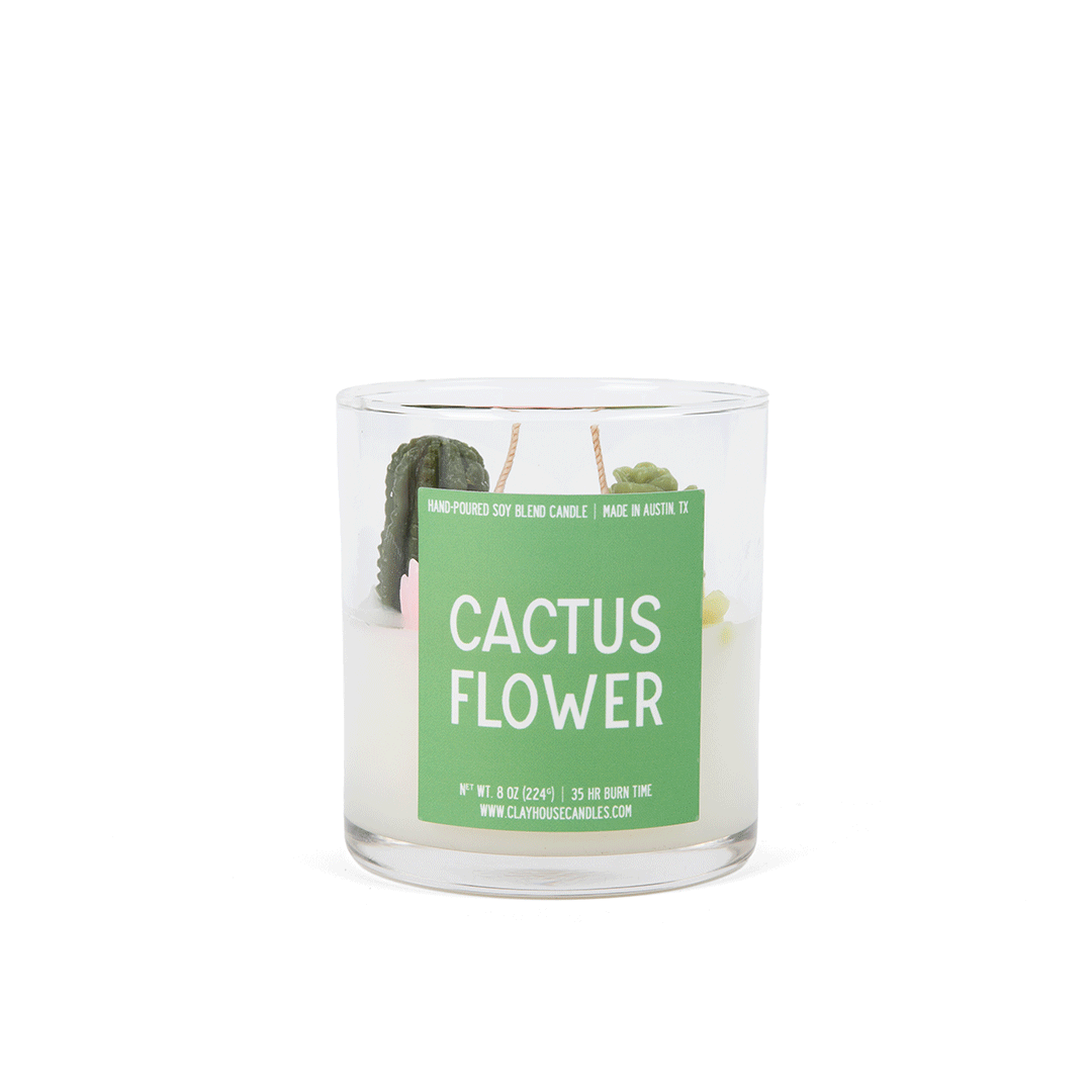 Cactus Flower | Citrus, Rose & Coconut Candle